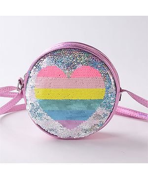 Pine Kids Sequin Sling Bag - Pink