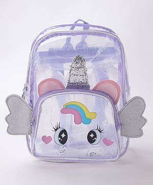 Babyhug Fashion Backpack Free Size- Purple