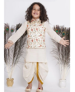 White dhoti kurta sales for baby boy