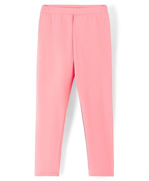 Pine Kids Biowash Stretchable Leggings Solid Color - Peach