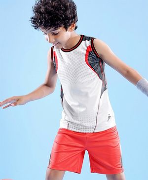 Pine Active Sleeveless Basketball T-shirt & Shorts Set - Multicolour