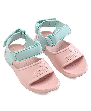 Puma Divecat v2 Injex PS Sandals with Velcro Closure - Pink & Blue