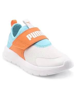 Puma Evolve Slip On PS Casual Shoes - Feather Gray Hero Blue