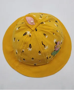 Kid-O-World Angel Patch Printed Hat - Yellow