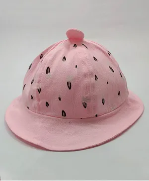 Kid-O-World Abstract Printed Hat - Light Pink