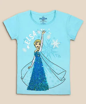 Neck, Elsa, Girls, Blue Tops and T-shirts Online | Buy Baby & Kids Products at FirstCry.com