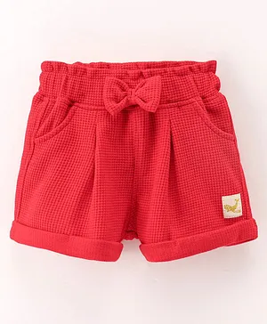 Girls, 12-18 Months, Red - Shorts, Skirts & Jeans Online