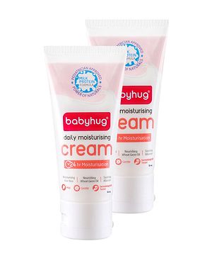 Babyhug Daily Full Body and Face Moisturizing Cream Pack of 2 - 50 ml Each