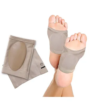 Dr Foot Arch Support Free Size Sleeve Cushion Single Pair - Beige