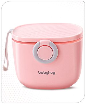 Babyhug Milk Powder Storage Container with Spoon - Pink