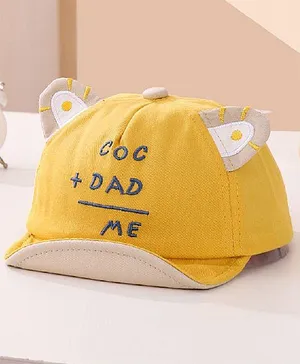 Ziory  Coc Plus Dad Embroidered Cap  - Yellow