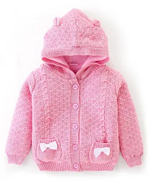 Hooded sweater for online baby girl