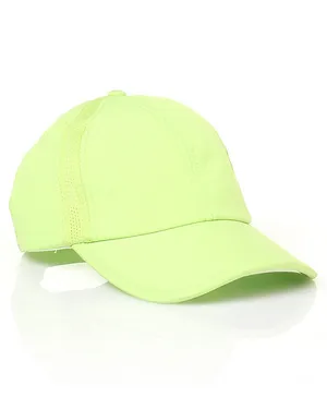 Pine Active Reflective Sports Cap Solid Green - Circumference 54 cm