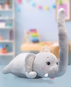 Babyhug Emily Elephant Soft Toy -  Length 57 cm