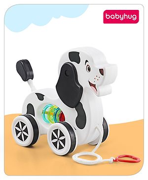 Babyhug Dog Pull Along Toy - Multicolor