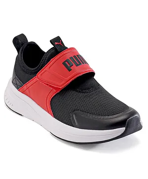 PUMA Puma Evolve Slip On Jr Casual Shoes - Black Red White