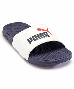 PUMA - Sandals - PUMA White-PUMA Navy-For All Time Red - 5 - (9 - 10 years)
