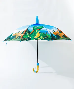 Babyhug Free Size Umbrella  Dino Print - Multicolour