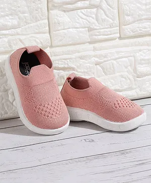 Jazzy Juniors Unisex Solid Casual Shoes - Pink