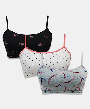 Buy D'chica Double Layer Beginner Bras for 8 To 14 Years Old (Pack