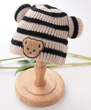 Babyhug Woolen Cap Beige - Diameter 11.5 cm