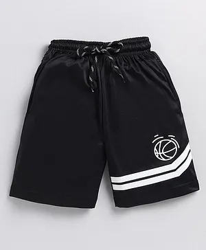 TOONYPORT Football Placement Printed Shorts - Black