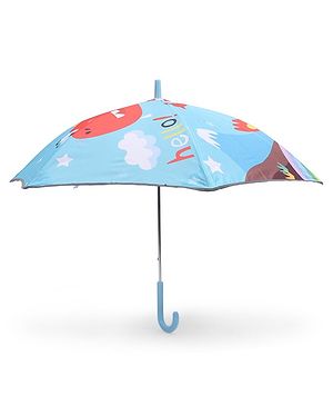 Babyhug Unisex Dinosaur Print Kid's Umbrella - Multicolor
