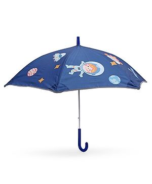 Babyhug Unisex Space Print Kids Umbrella - Multicolor
