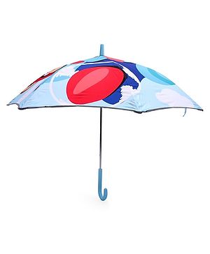 Babyhug Unisex Racer Print Kids Umbrella - Multicolor