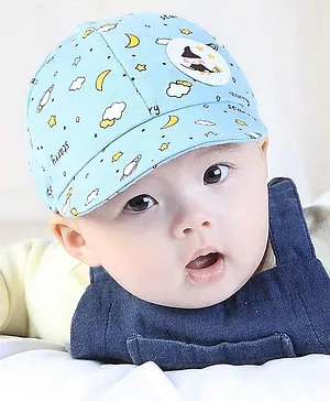 Ziory Sky Theme Printed Cap - Blue
