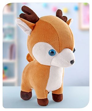 Babyhug Reindeer Soft Toy Brown - Height 25 cm