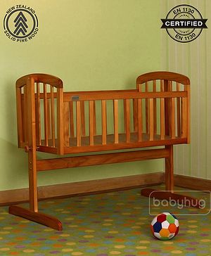 Babyhug Joy Cradle With Mosquito Net - Natural