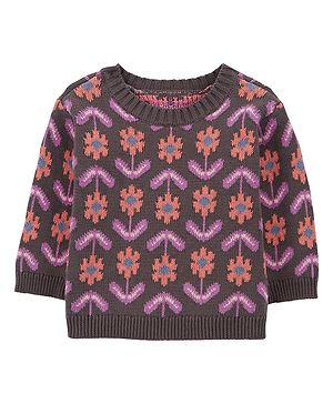 Carter's Floral Sweater Knit Top