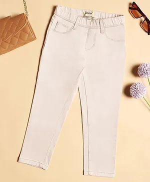 Sodacan Solid Jeggings  - Cream