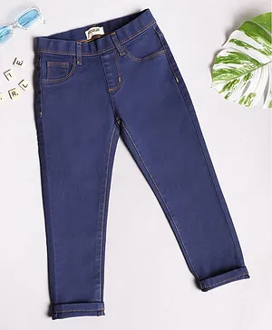 Sodacan Solid Jeggings - Blue