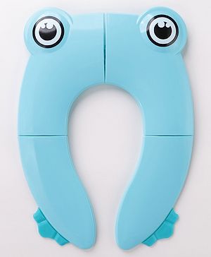 Frog Shaped Foldable Potty Seat Cover - Blue
