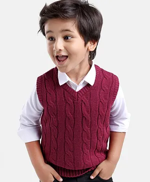 Boys sleeveless outlet sweater