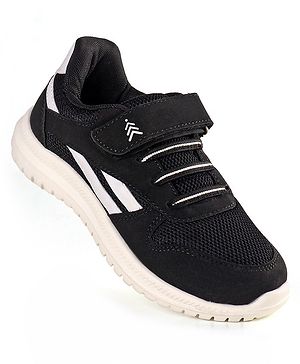 Pine Kids Velcro Closure  Sneakers - Black