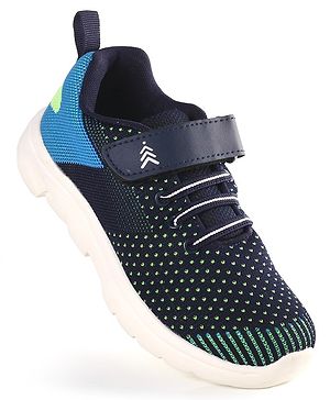 Pine Kids Lace Detailing Velcro Closure Sneakers - Blue