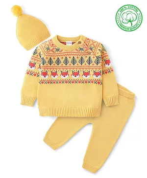 Baby boy sale yellow sweater