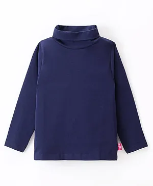 Fido Single Jersey Full Sleeves Skivi T-Shirt Solid- Blue