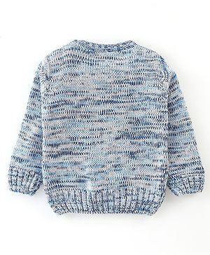 Babyhug Full Sleeves Sweater - Blue