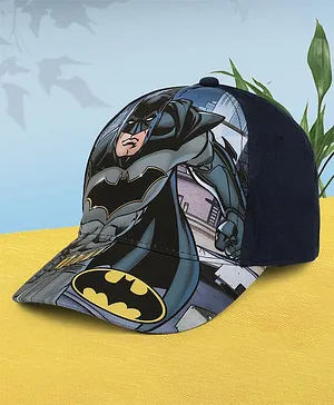 Kidsville Batman Printed Cap - Black