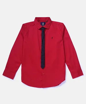 Embroidered Shirts, Regular, Red - Shirts Online