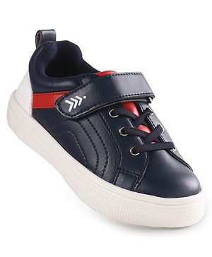 Pine Kids Casual Shoes with Velcro Closure Solid Colour - Navy Blue