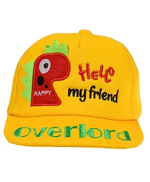 Tiekart Overload Dinosaur Embroidered Design Detailed - Yellow & Green