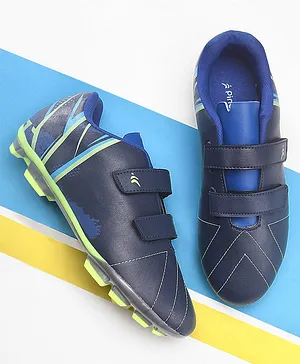 Pine Active Velcro Closure Soccer Shoes - Blue