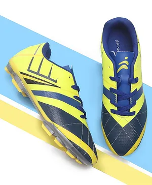Pine Active Lace Closure Soccer Shoes - Yellow