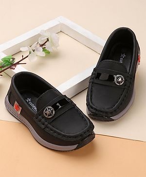 Cute Walk by Babyhug Slip On Formal Wear Shoes - Black