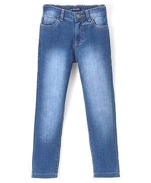 Pine Kids Ankle Length Washed Jeans - Blue